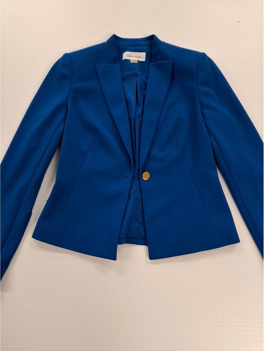Calvin Klein Blue Women's Blazer Jacket Size 4P